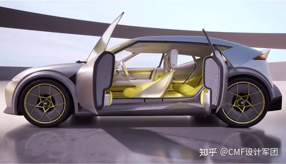 现代Concept Three概念车发布，内饰应用泡沫铝，CMF设计欣赏（图ZMTUzMTM0ODg=） - 资讯 - 站酷设计师CMF设计军团原创素材 - 站酷ZCOOL