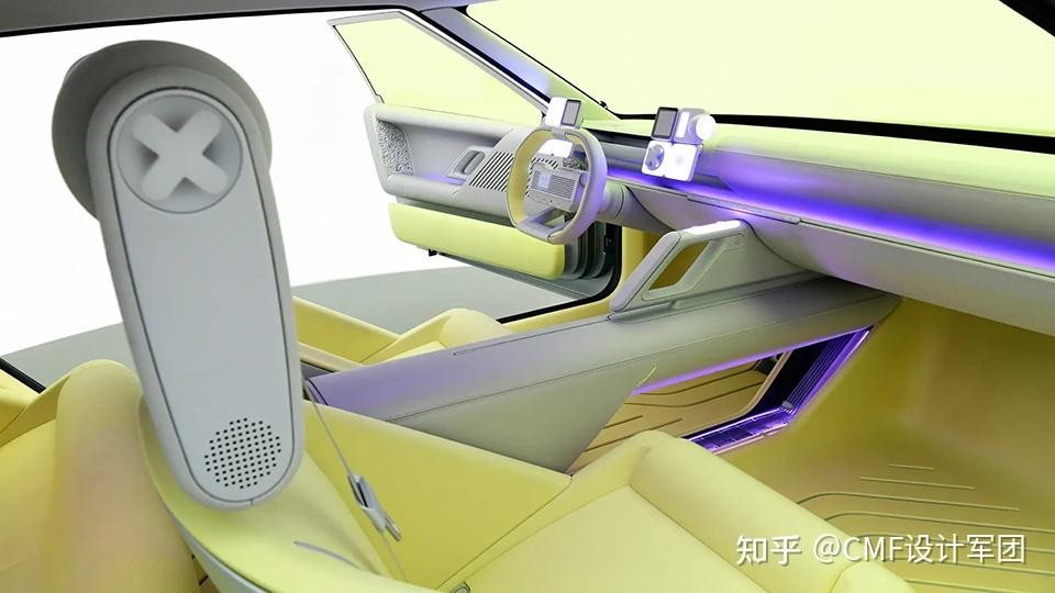 现代Concept Three概念车发布，内饰应用泡沫铝，CMF设计欣赏（图ZMTUzMTM0MDg=） - 资讯 - 站酷设计师CMF设计军团原创素材 - 站酷ZCOOL