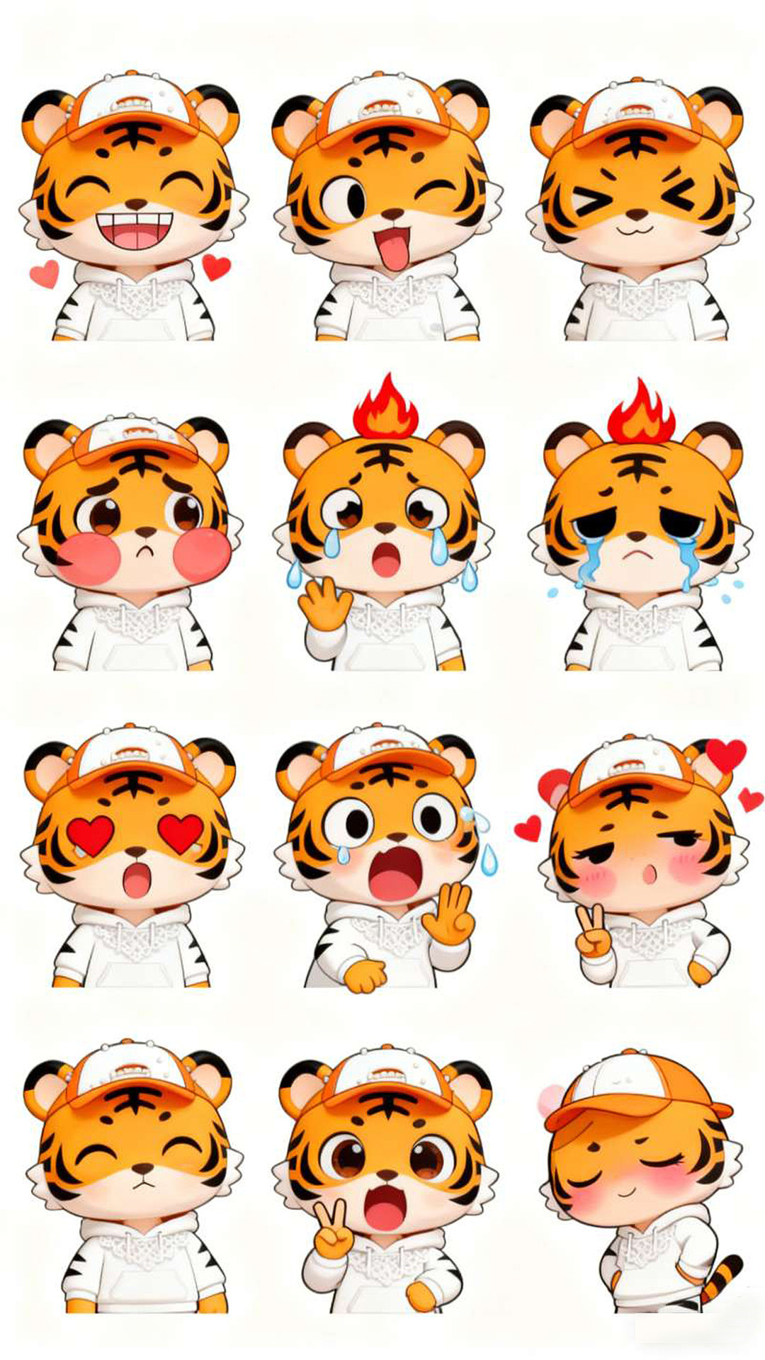 喜萌虎IP（二十五）（图ZMzk5NjIyMzQ4） - IP形象 - 站酷设计师小名爱设计原创素材 - 站酷ZCOOL