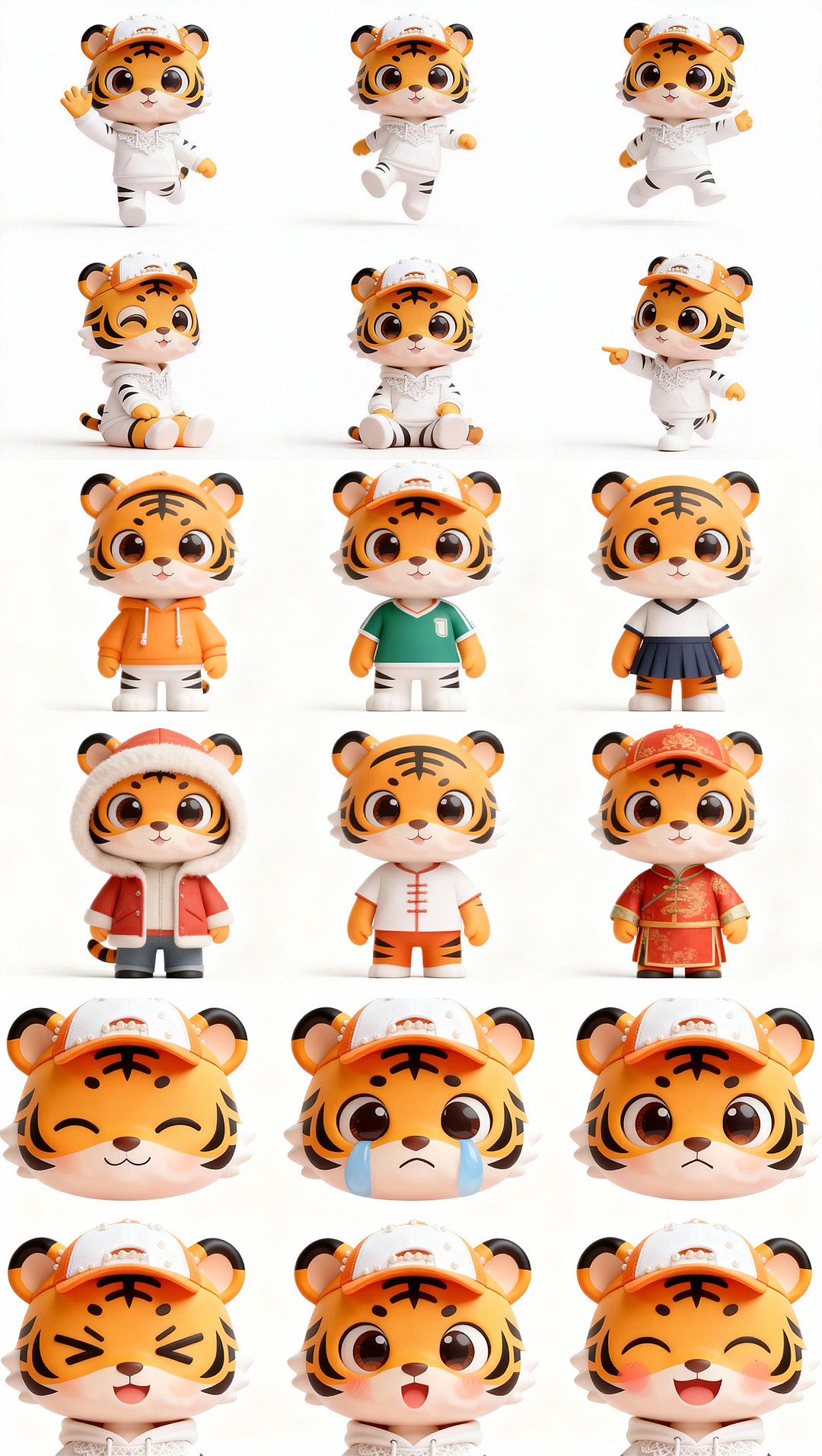 喜萌虎IP（二十五）（图ZMzk5NjIyMzUy） - IP形象 - 站酷设计师小名爱设计原创素材 - 站酷ZCOOL