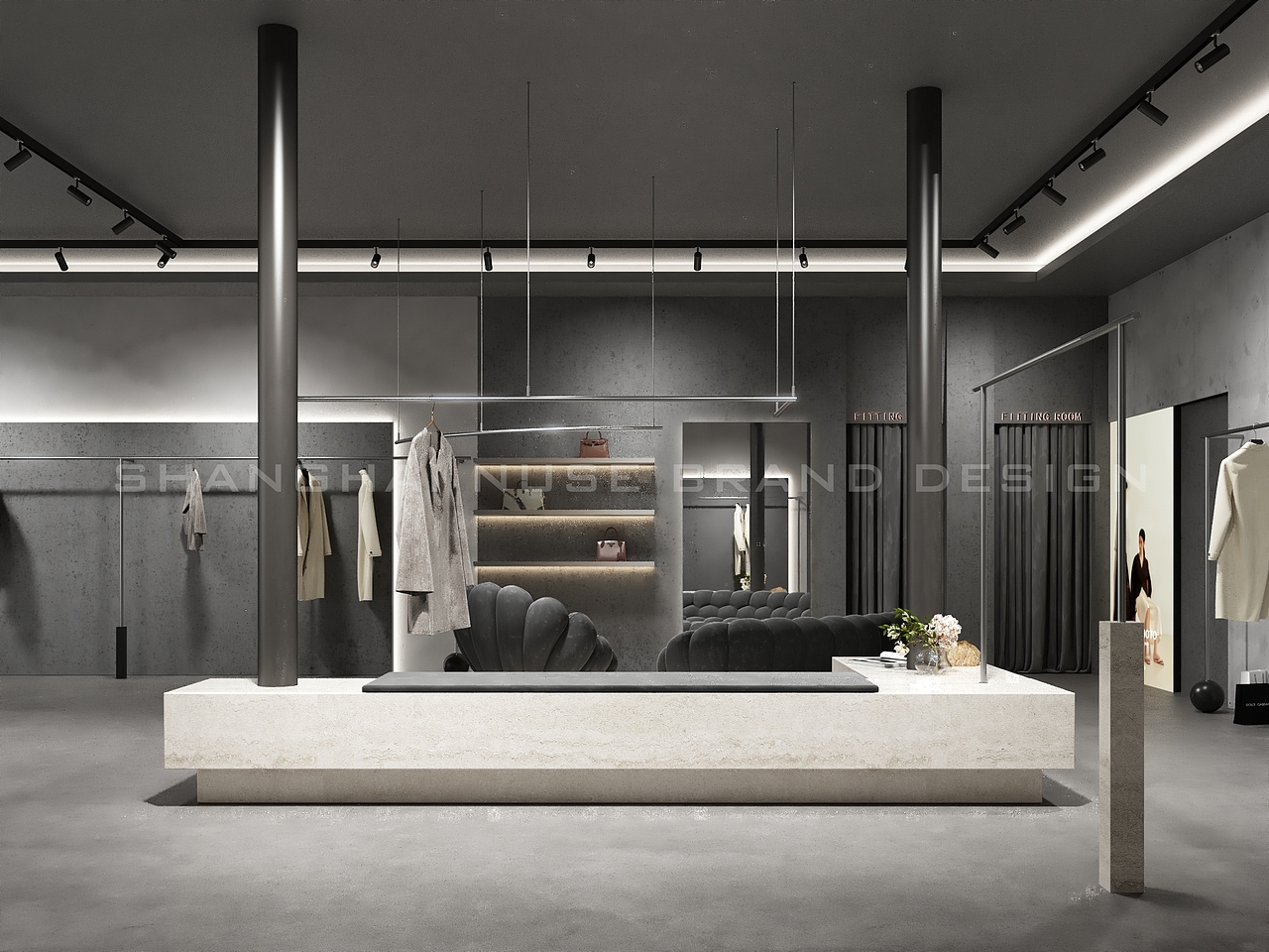 克制即高级！清水混凝土+软质肌理，买手店的质感叙事