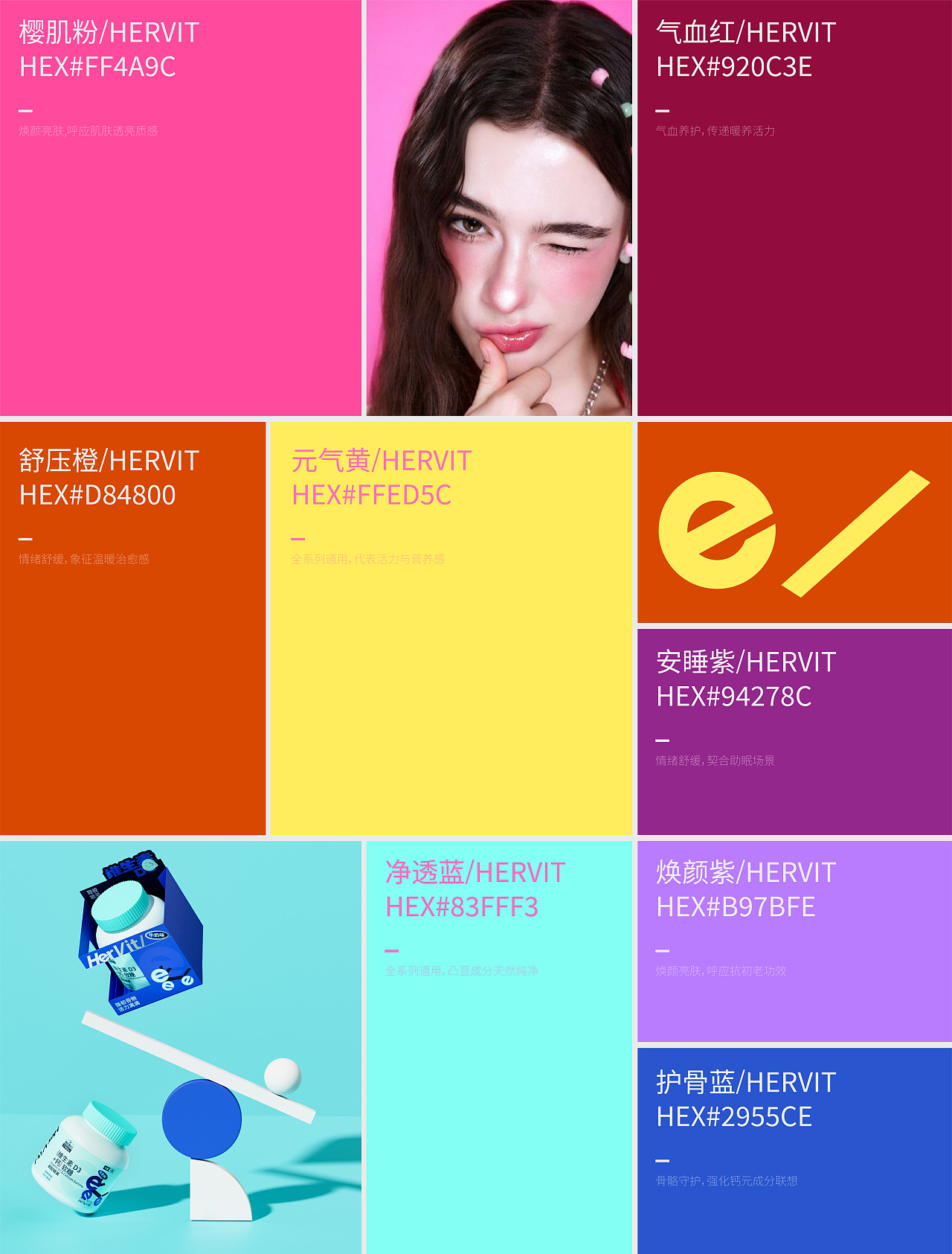 HERVIT 女性健康软糖包装全案(图ZMzk5NjIzNTc2) - 包装 - 站酷设计师西木XIMU原创素材 - 站酷ZCOOL