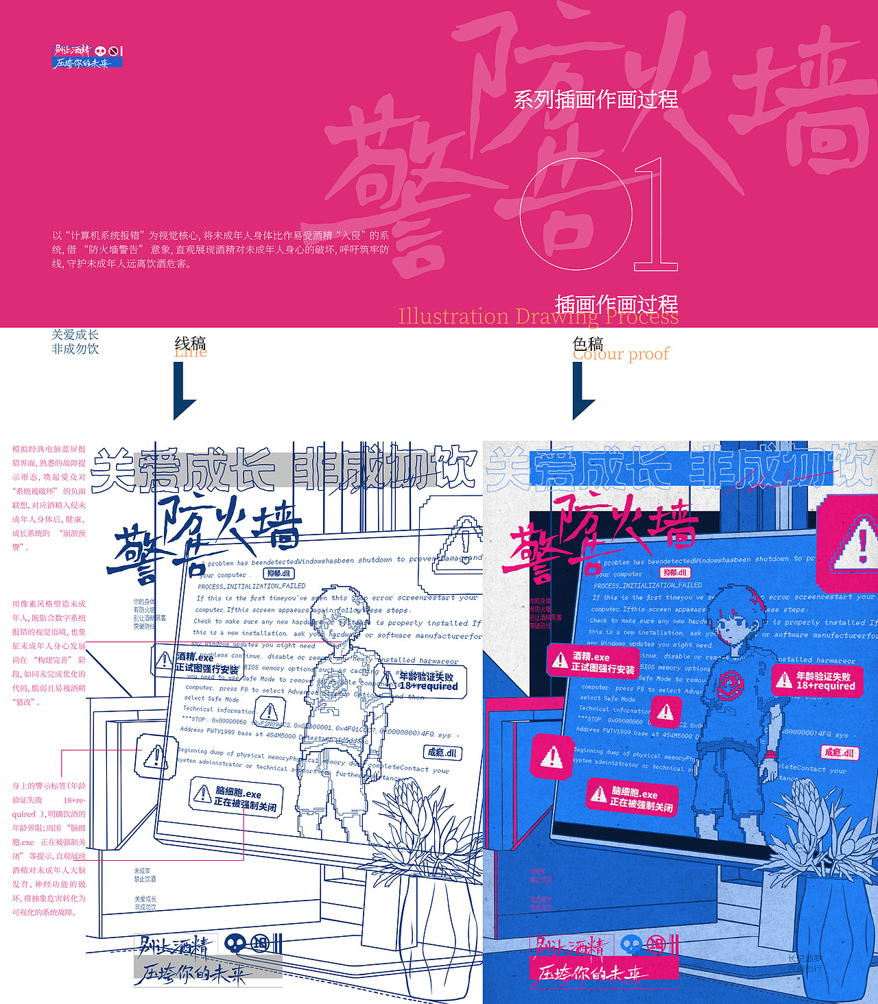 关爱成长 非成勿饮(图ZMzk5NjI0MTY4) - 艺术插画 - 站酷设计师JANE__LEE原创素材 - 站酷ZCOOL