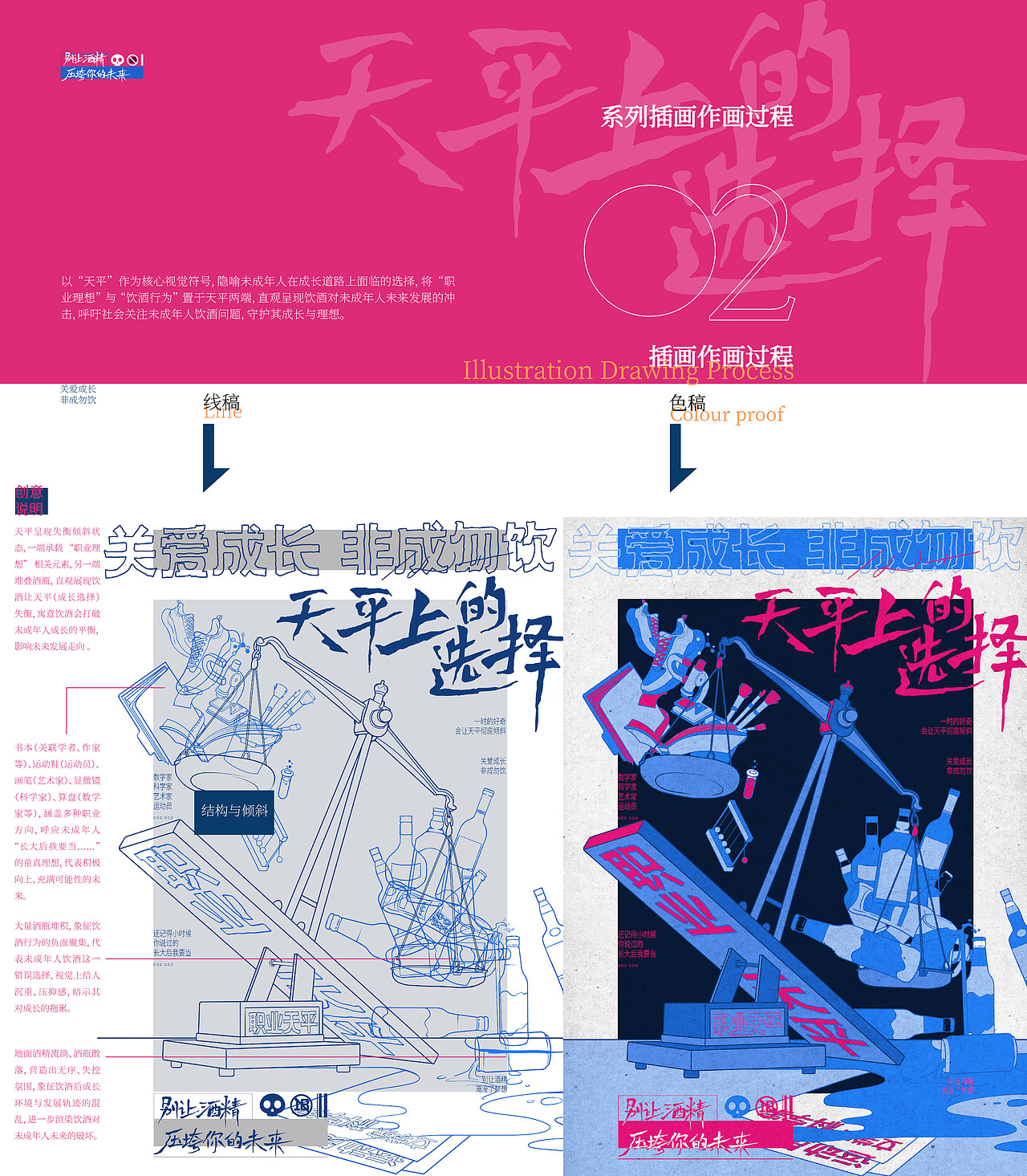 关爱成长 非成勿饮(图ZMzk5NjI0MTcy) - 艺术插画 - 站酷设计师JANE__LEE原创素材 - 站酷ZCOOL