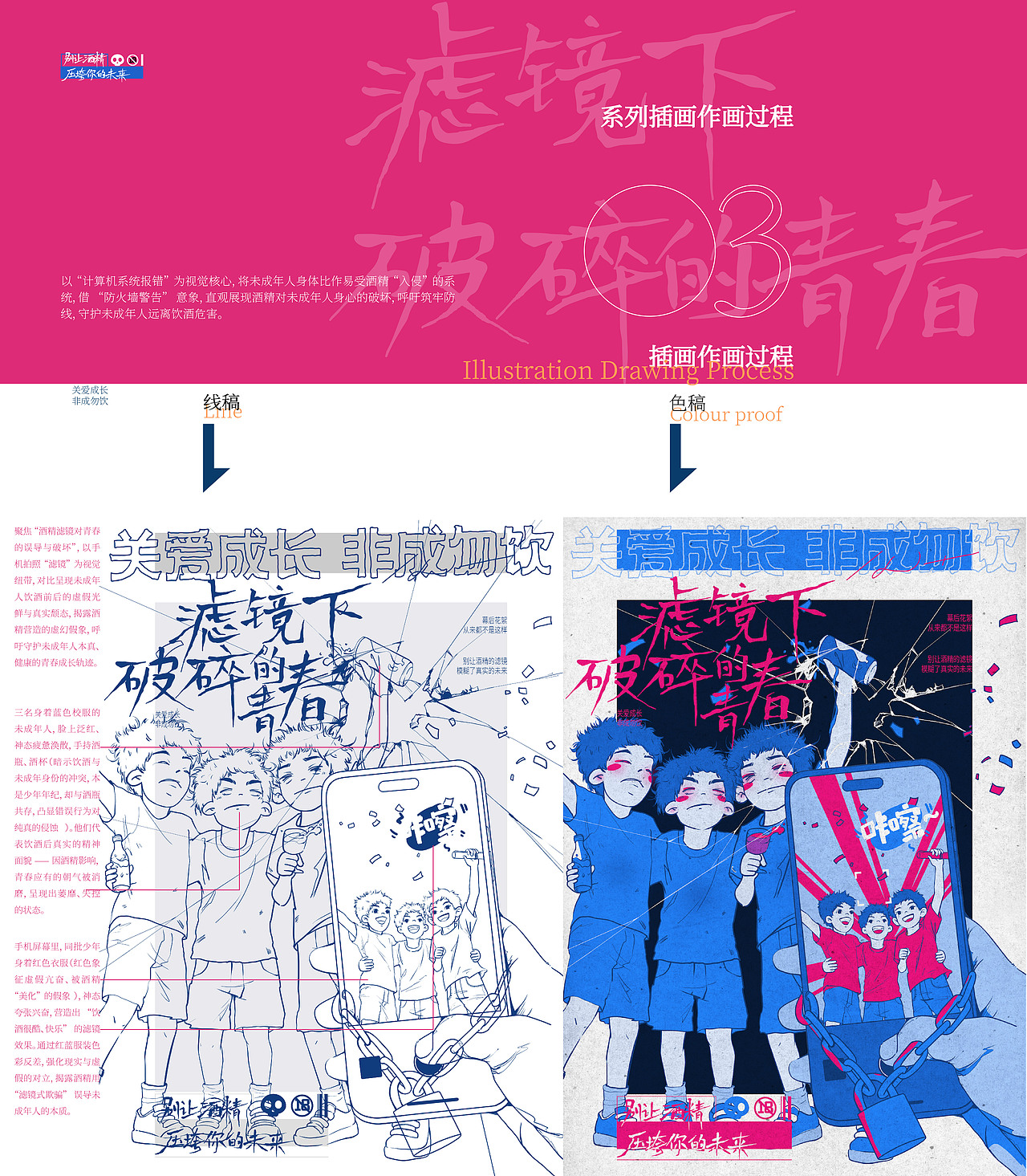 关爱成长 非成勿饮(图ZMzk5NjI0MTc2) - 艺术插画 - 站酷设计师JANE__LEE原创素材 - 站酷ZCOOL