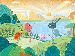 儿童插画 ｜《万物之源》