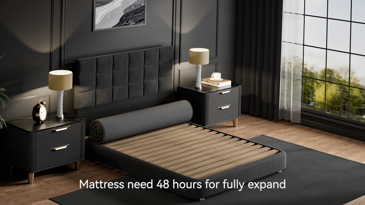 C4D床垫高级暗金风三维动画