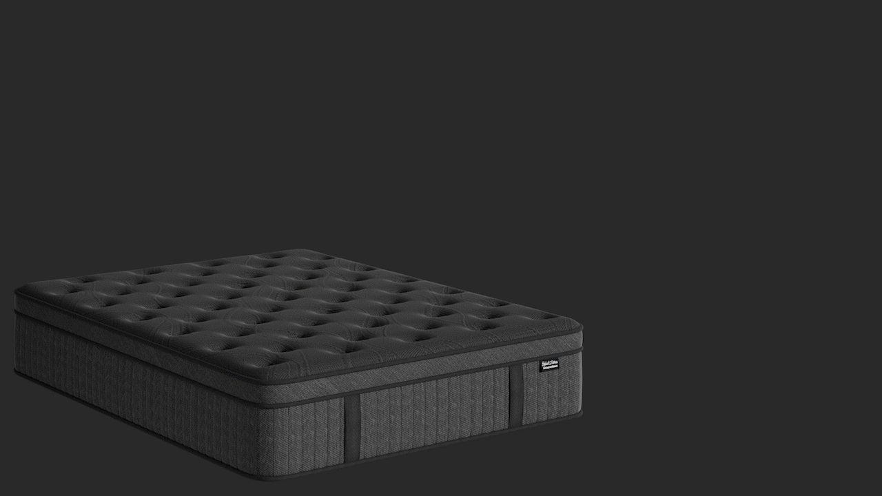 C4D床垫高级暗金风三维动画