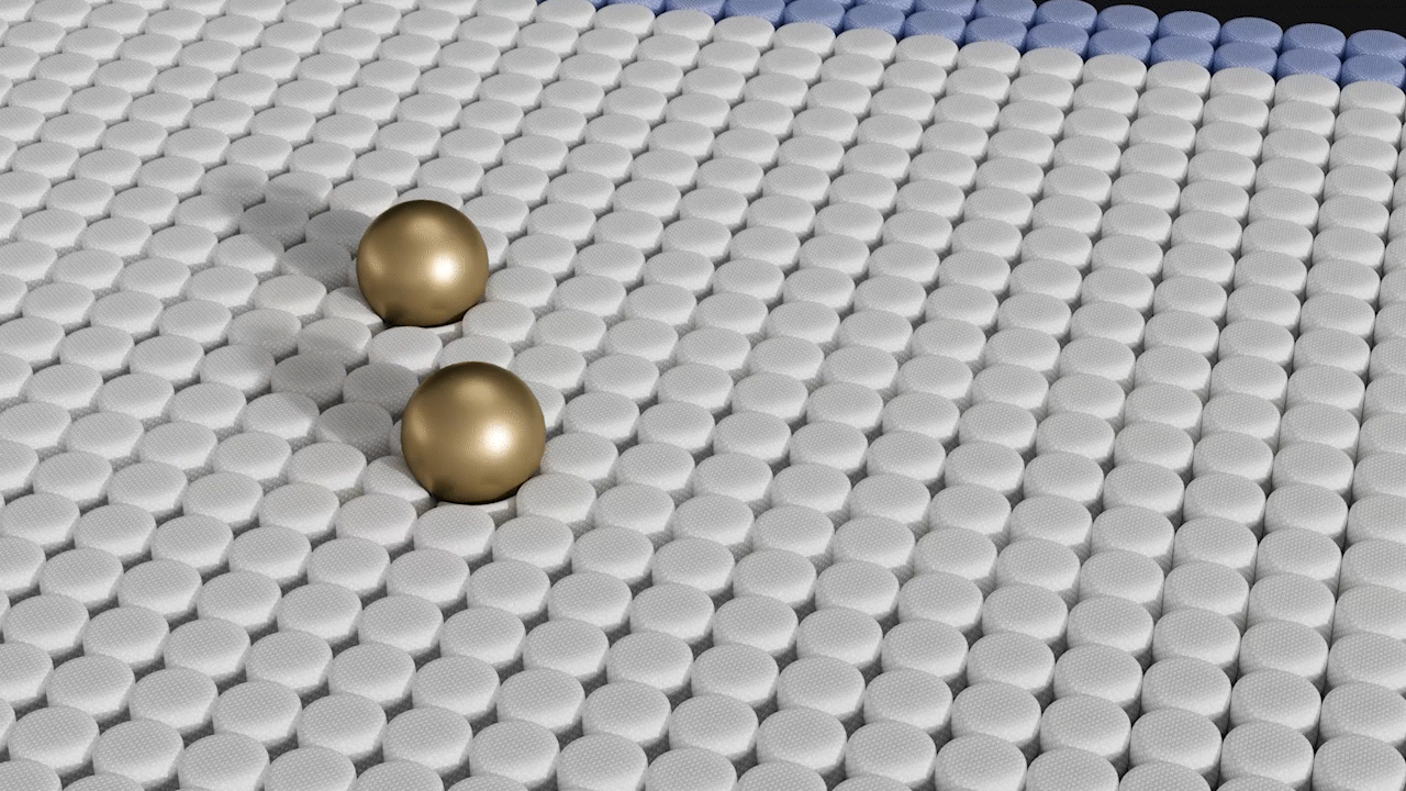 C4D床垫高级暗金风三维动画