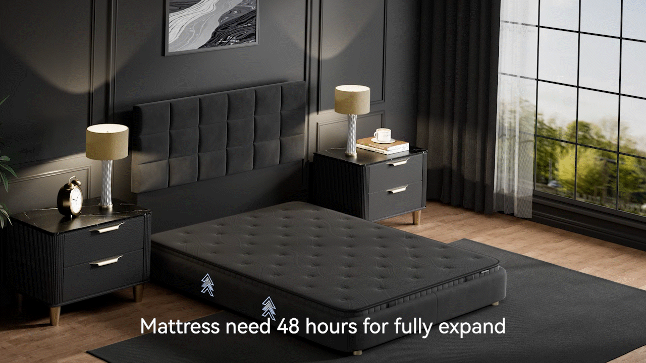 C4D床垫高级暗金风三维动画