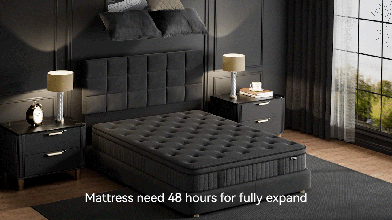 C4D床垫高级暗金风三维动画