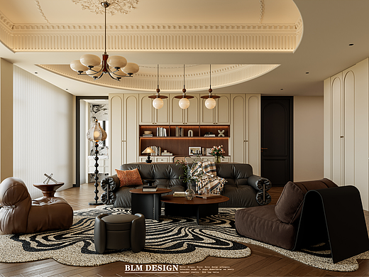 白龙马效果图-法式中古