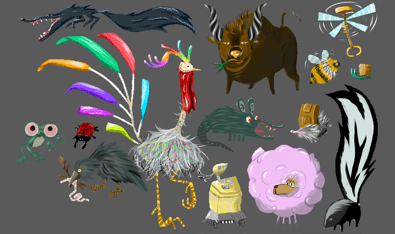 绘本素材练习（图ZMzk5NjI4OTA0） - 绘本 - 站酷设计师Z918950771原创素材 - 站酷ZCOOL