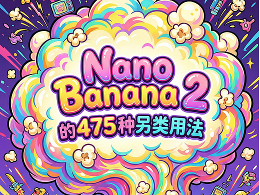 不废话,nano banana 2的475种另类玩法