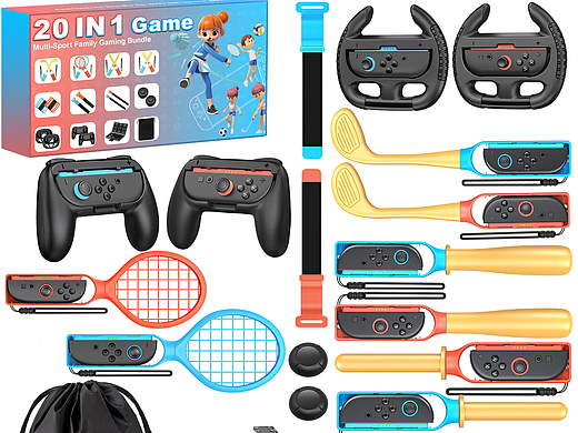 Switch游戏套装20件套(渲染+平面)