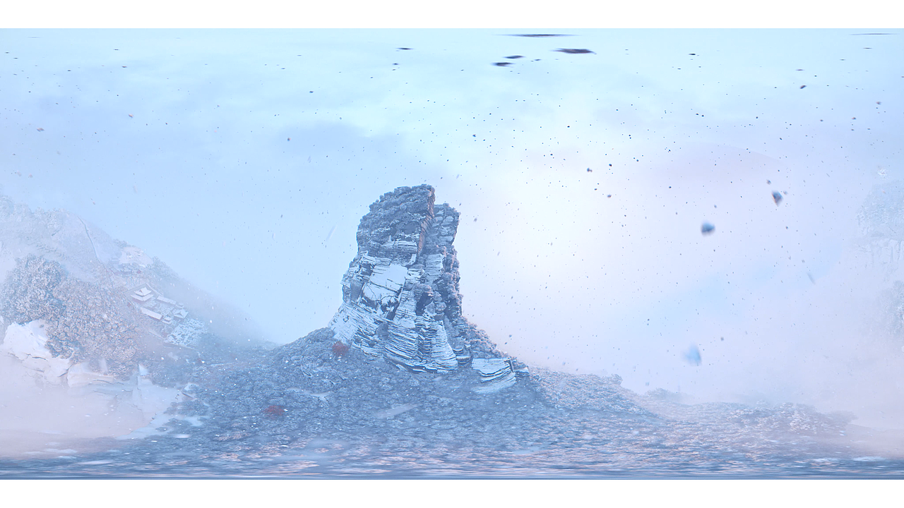 《梵净山-雪景》VR版（图ZMzk5NjU4NTU2） - 场景 - 站酷设计师乐游无界原创素材 - 站酷ZCOOL
