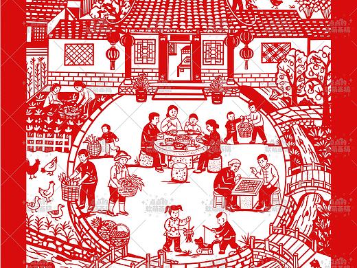 《乡村新貌·阖家安康》