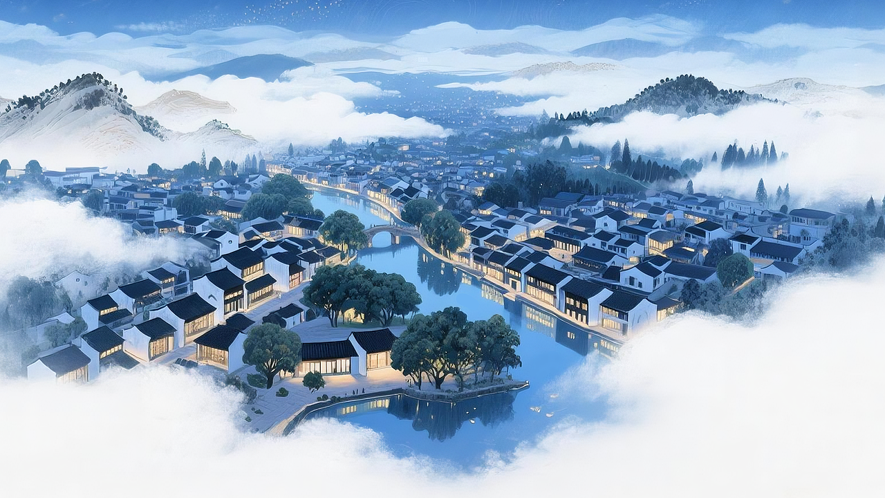 陆游|《放翁归来》-纪念陆游诞辰900周年（图ZMzk5NjY4ODg4） - AI作品 - 站酷设计师笔头菜原创素材 - 站酷ZCOOL