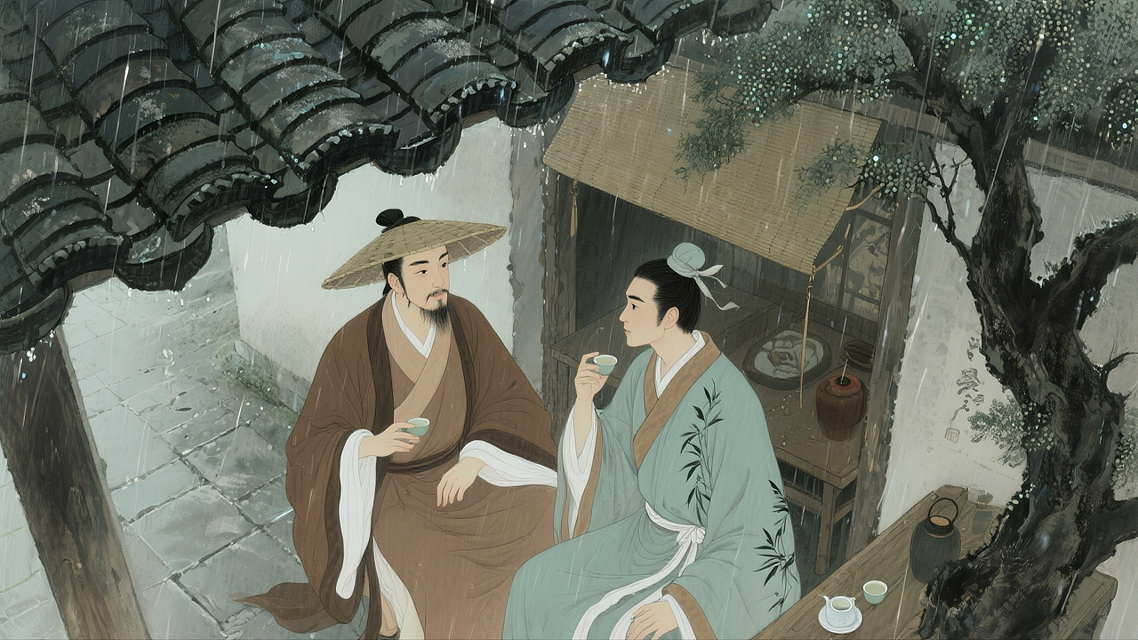 陆游|《放翁归来》-纪念陆游诞辰900周年（图ZMzk5NjY4OTIw） - AI作品 - 站酷设计师笔头菜原创素材 - 站酷ZCOOL