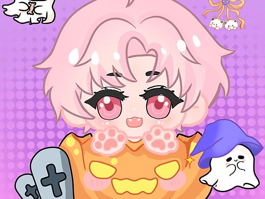 萬圣節(jié)Q版人物（個人主頁-ZNzI4NjAyODg=） - 創(chuàng)作習(xí)作 - 站酷設(shè)計師南宮謹原創(chuàng)素材 - 站酷ZCOOL