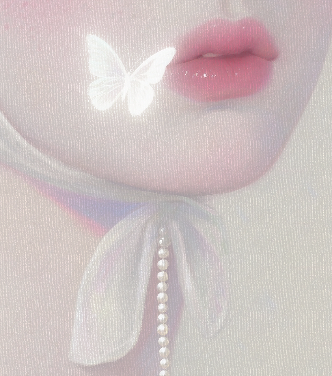 女王和光之蝶（真丝绢）