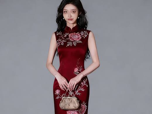 优雅风实用型旗袍穿着系列