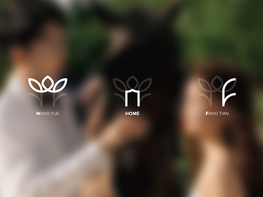 给自己婚礼做的LOGO与视觉设计