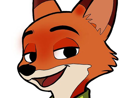 今日插画代表人物形象：狐尼克