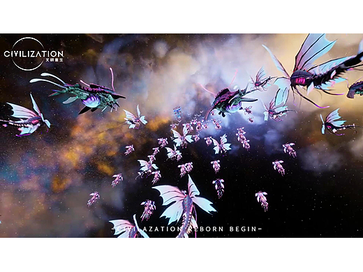 游戏异型生物集结-游戏CG-太空向展示动画