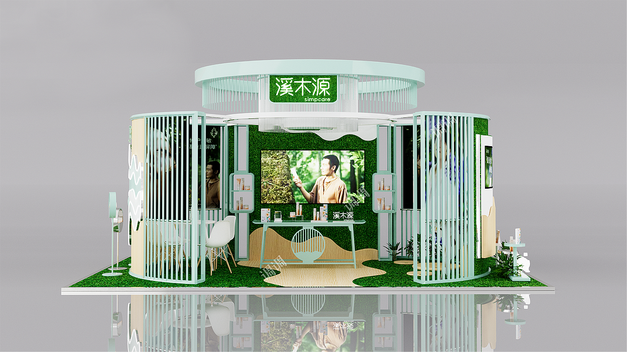 “自然護(hù)膚” 的具象化??（圖ZMzk5Njk2NDAw） - 其他三維 - 站酷設(shè)計(jì)師調(diào)調(diào)774324691原創(chuàng)素材 - 站酷ZCOOL