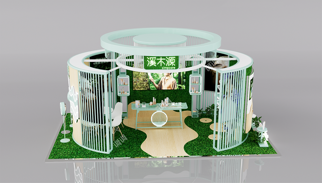 “自然護(hù)膚” 的具象化??（圖ZMzk5Njk2NDA0） - 其他三維 - 站酷設(shè)計(jì)師調(diào)調(diào)774324691原創(chuàng)素材 - 站酷ZCOOL