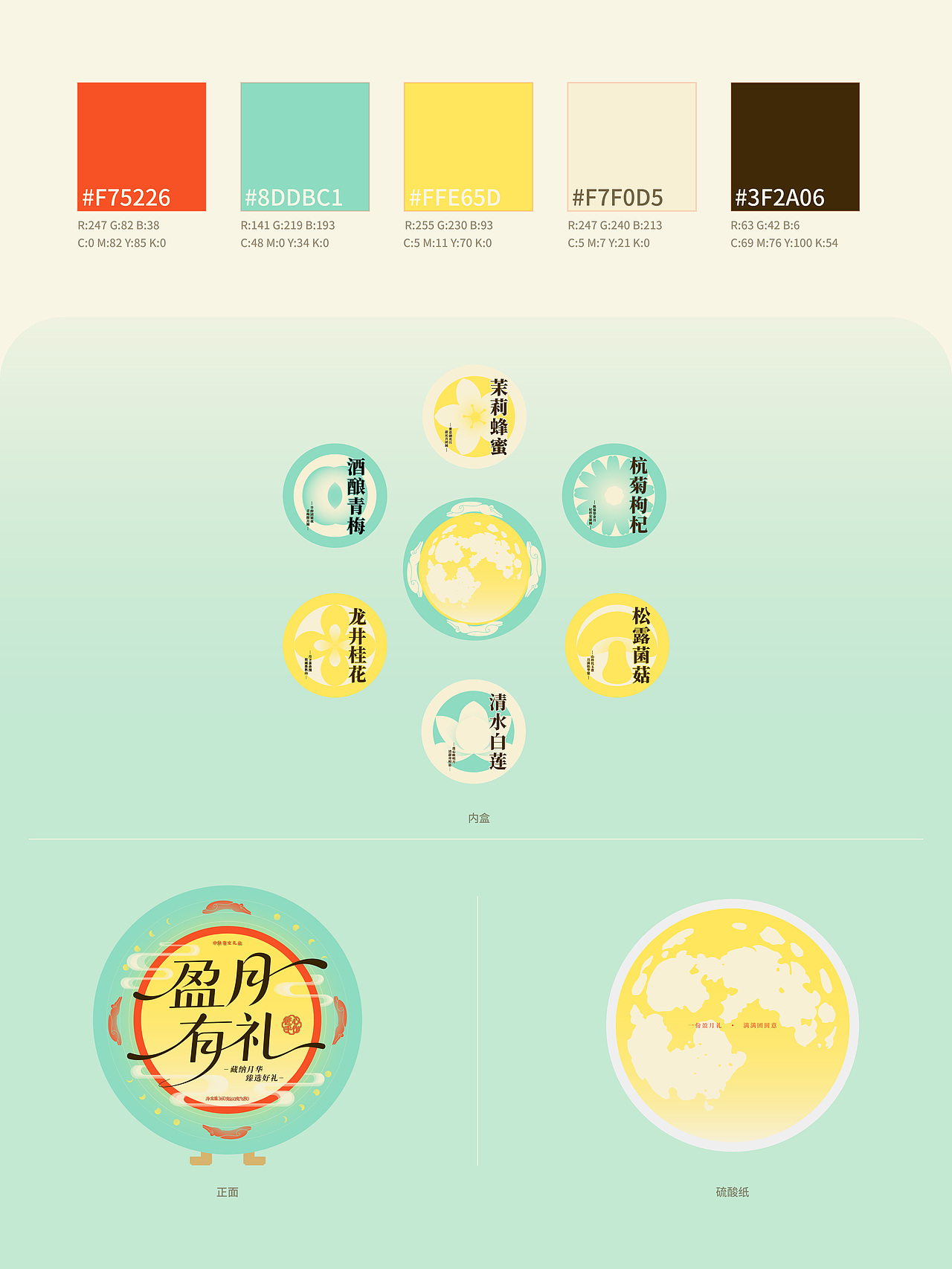 《盈月有礼》中秋礼盒设计 | 包装全案（图ZMzk5Njk4MDcy） - 包装 - 站酷设计师媗_DESIGN原创素材 - 站酷ZCOOL