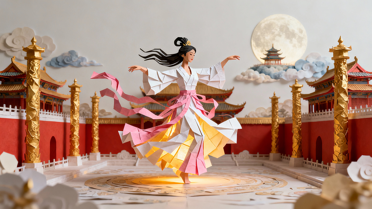 你没见过的立体折纸艺术版西游记-AIMV 云宫讯音（图ZMzk5NzEwMDAw） - AI作品 - 站酷设计师AI音乐动画Jacky原创素材 - 站酷ZCOOL