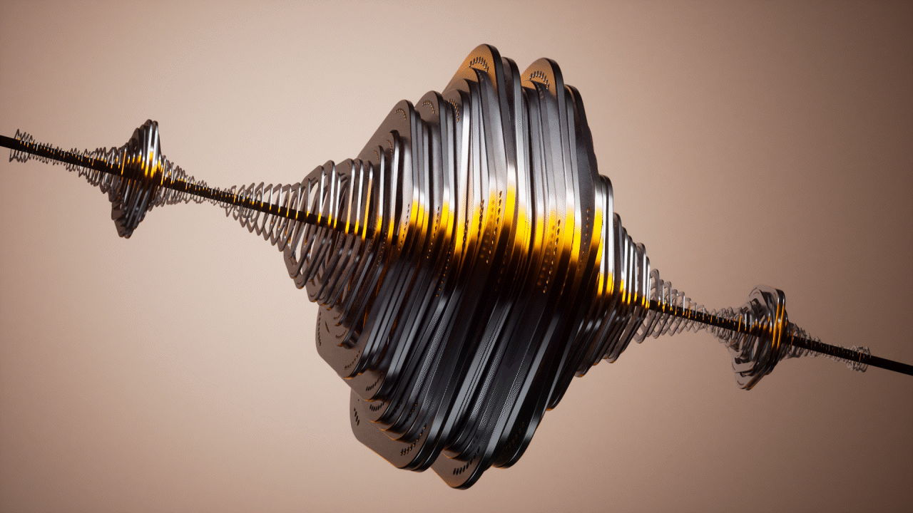 C4D 音响动画练习