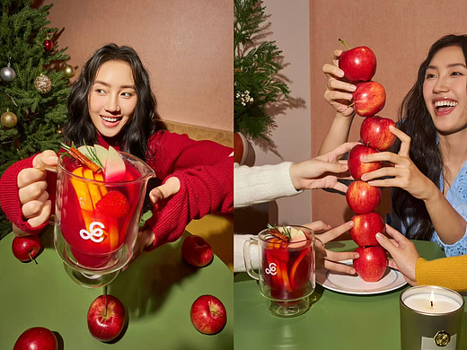 gaga鲜语×春生生画|苹果、肉桂、红酒与圣诞节