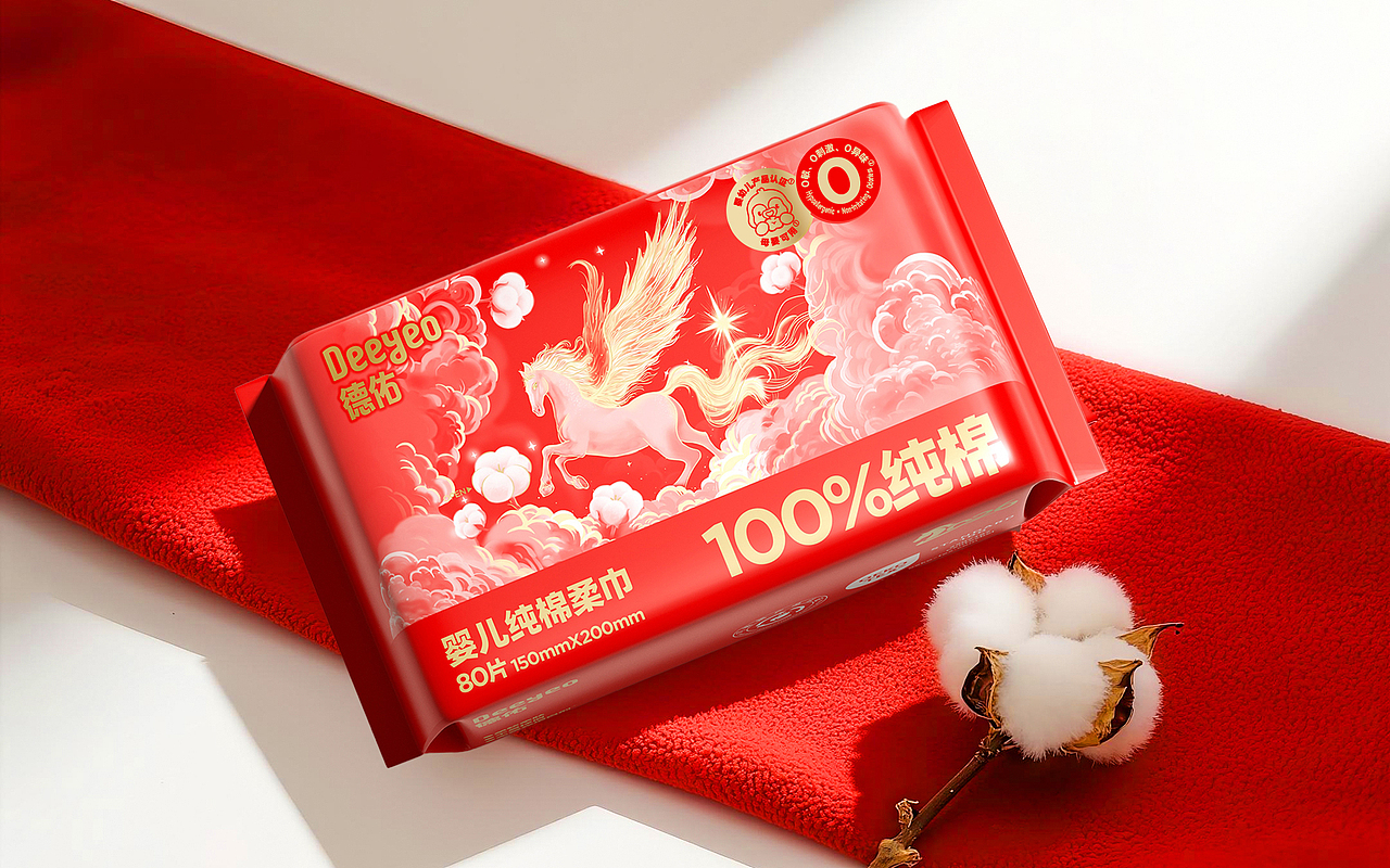 马年限定洗脸柔巾/全棉柔巾