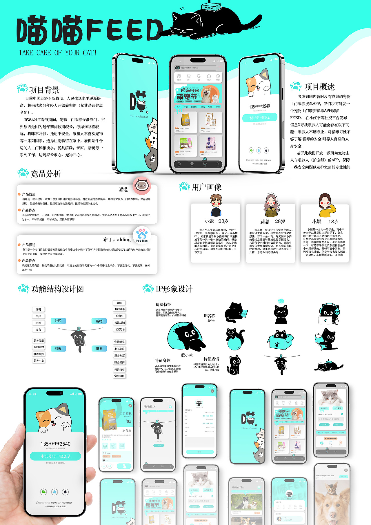 喵喵feed（图ZMzk5NzIwOTk2） - APP界面 - 站酷设计师designmomo原创素材 - 站酷ZCOOL