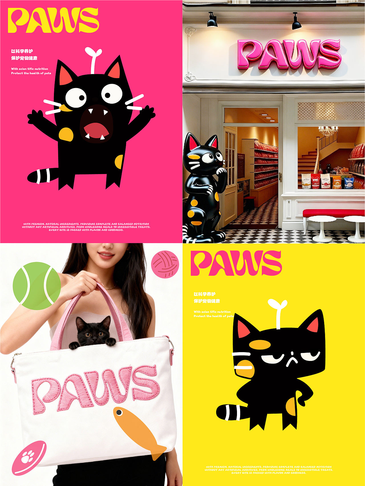 PAWS爪子宠物｜品牌设计（图ZMzk5NzI5ODAw） - 品牌 - 站酷设计师米霍克Mihok原创素材 - 站酷ZCOOL