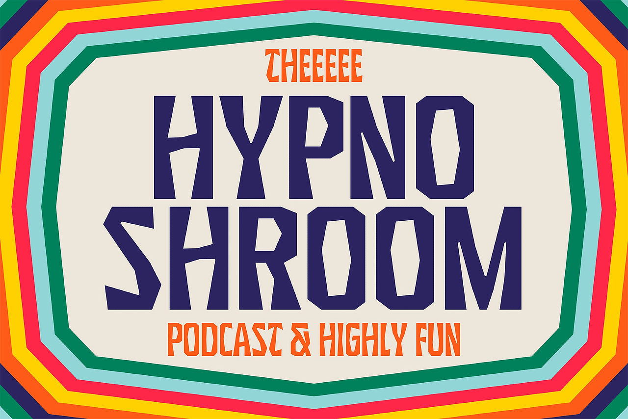 7字重复古街头朋克剪纸海报封面标题艺术英文字体家族