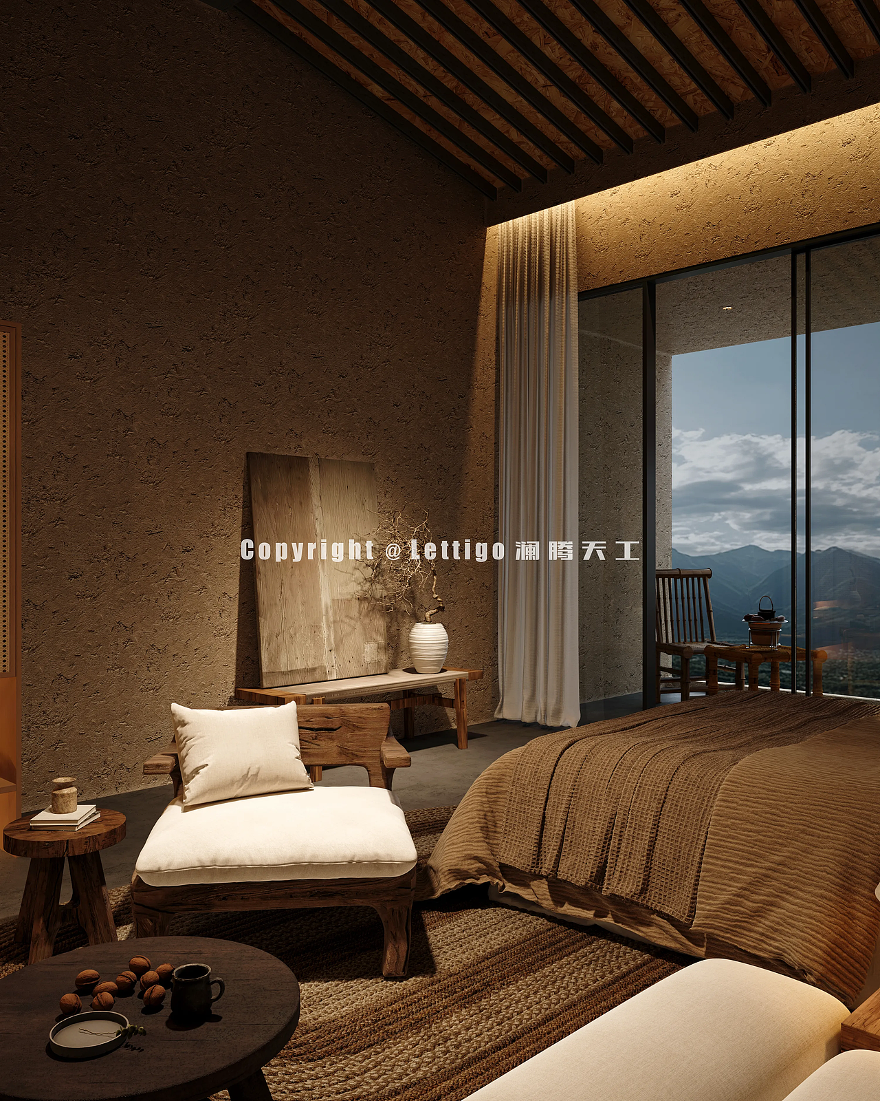 冬日氛围｜松弛温暖侘寂空间