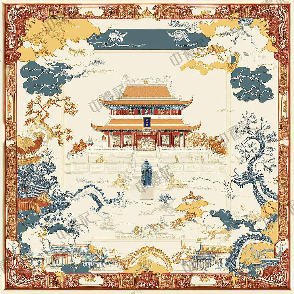 金陵文化系列丝巾设计