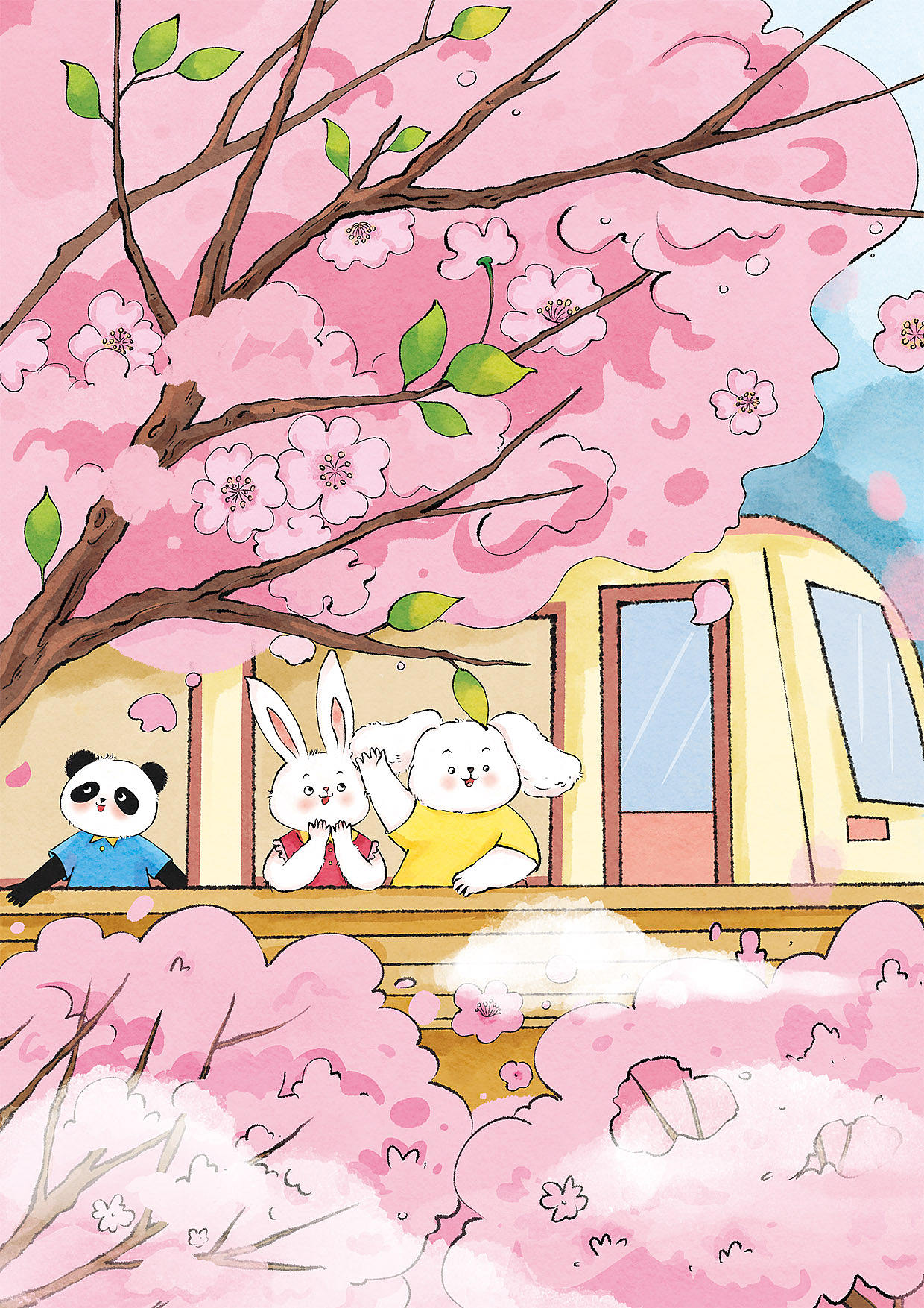 四季童话（图ZMzk5NzUxMDY4） - 商业插画 - 站酷设计师默墨染原创素材 - 站酷ZCOOL