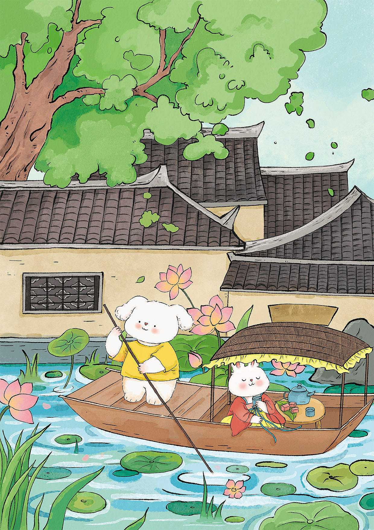 四季童话（图ZMzk5NzUxMDk2） - 商业插画 - 站酷设计师默墨染原创素材 - 站酷ZCOOL