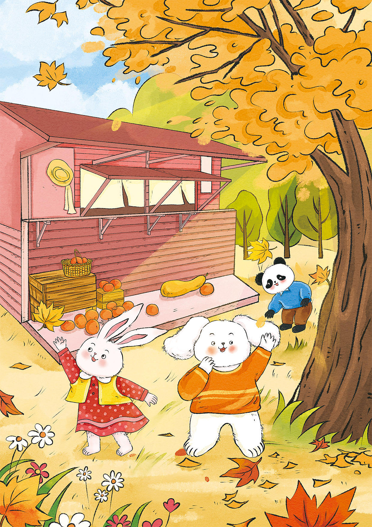 四季童话（图ZMzk5NzUxMTQw） - 商业插画 - 站酷设计师默墨染原创素材 - 站酷ZCOOL