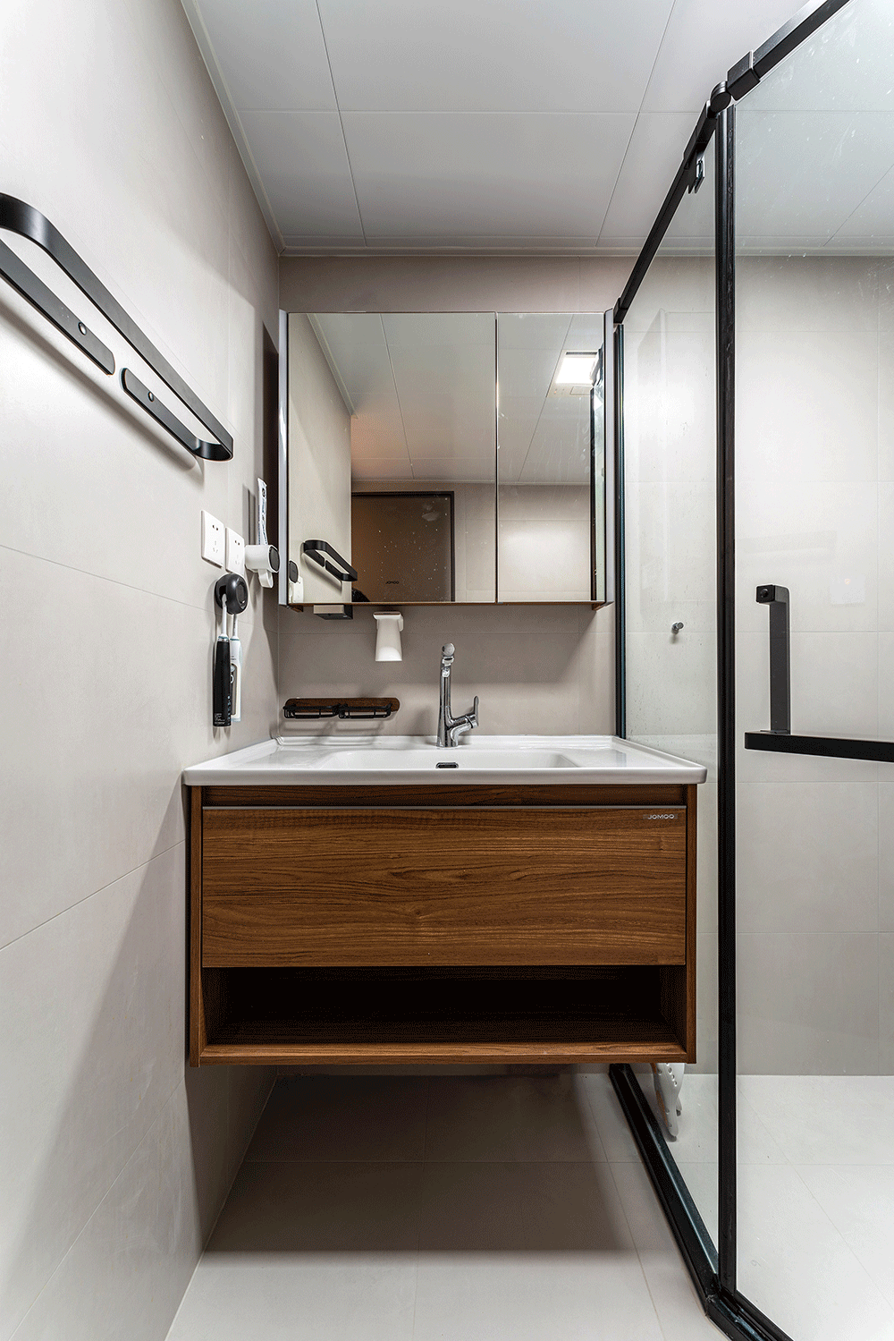 180㎡简约大平层，大横厅布局满足四口人的全部幻想（图ZMzk5NzUyMjk2） - 家装设计 - 站酷设计师久栖设计原创素材 - 站酷ZCOOL