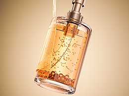 玻璃--精华液打光