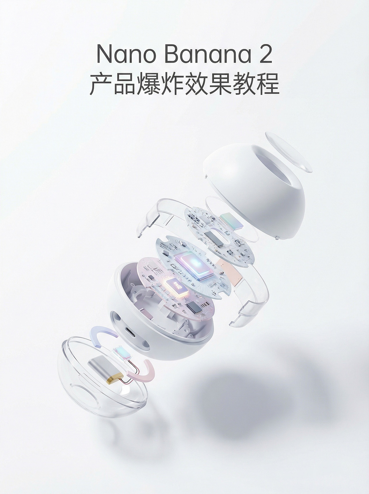 Nano Banan 2制作产品爆炸效果，教程