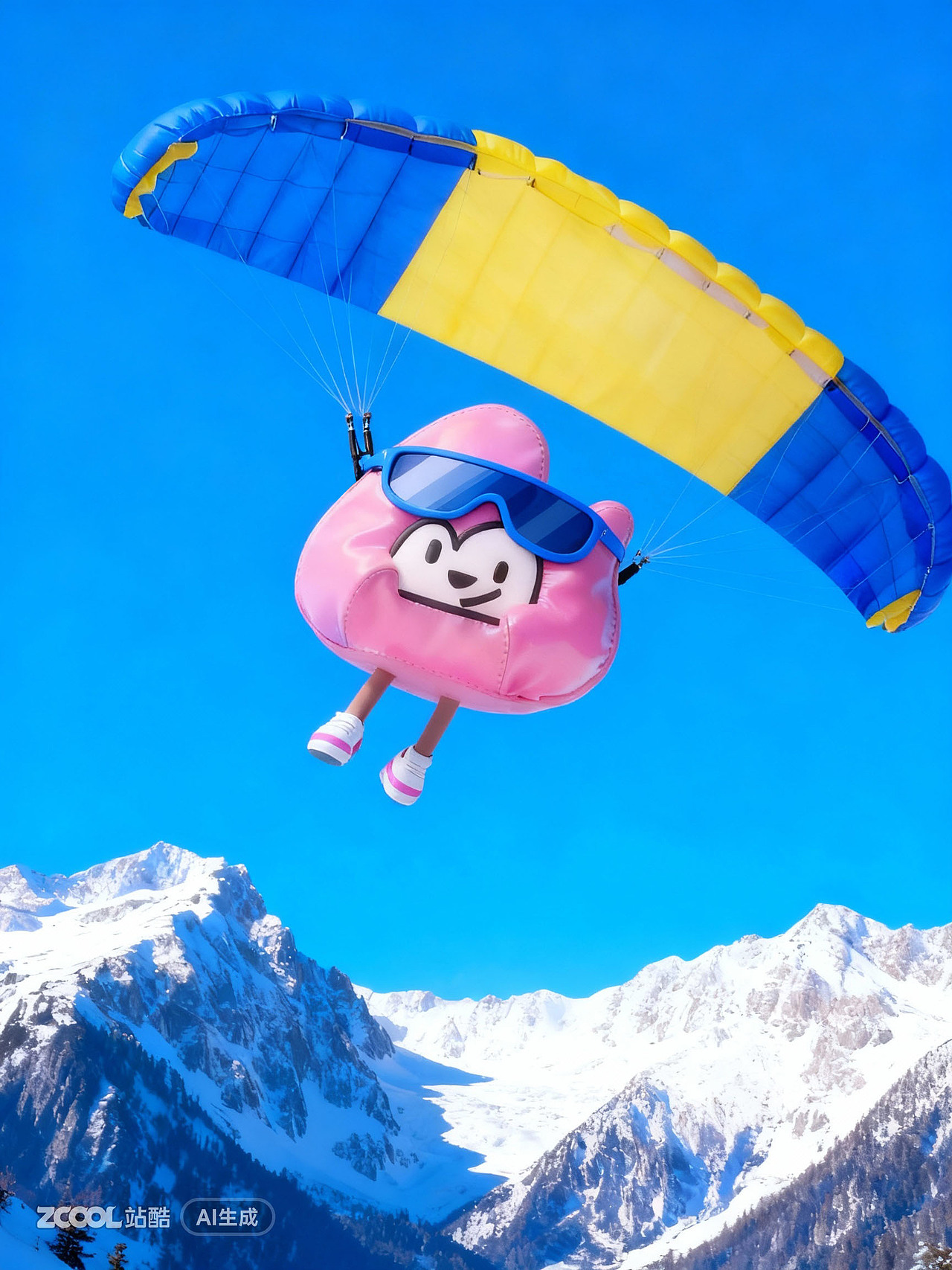 poha滑翔伞体验（图ZMzk5NzYxOTA0） - IP形象 - 站酷设计师电商设计阿雪原创素材 - 站酷ZCOOL