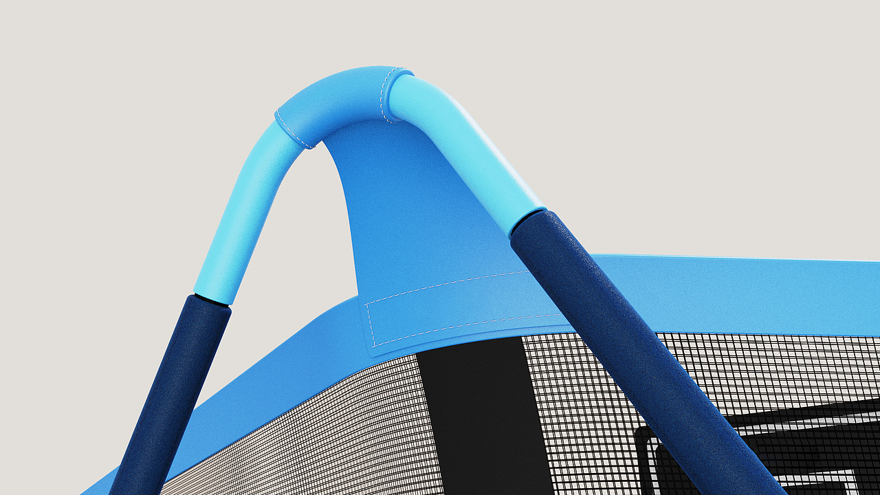 运动蹦床—哈士奇设计