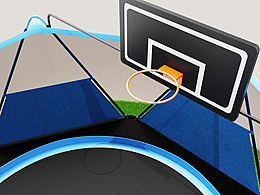 运动蹦床—哈士奇设计